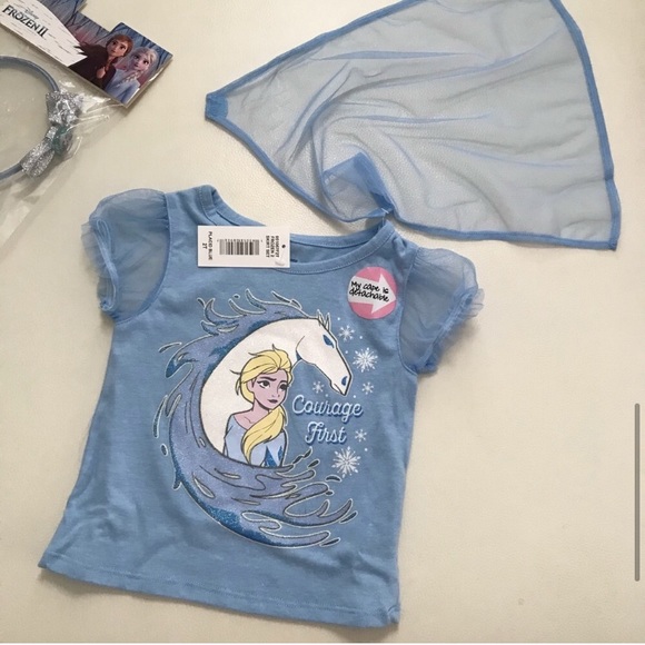 Disney Frozen Elsa Cute Skirt set detachable cape - Picture 5 of 5